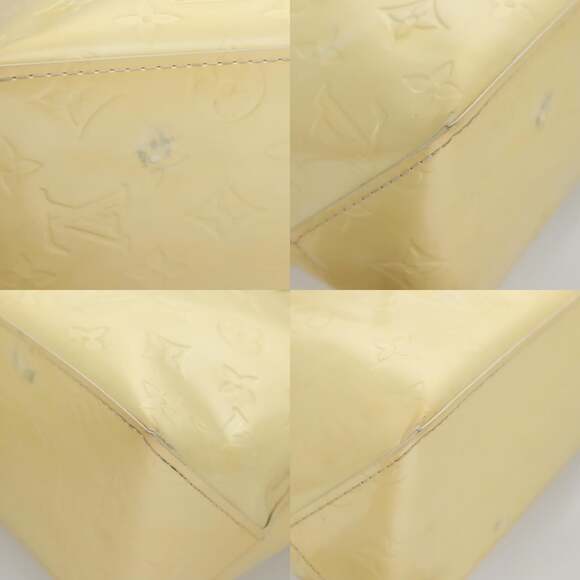 LOUIS VUITTON Monogram Vernis Reade PM Hand Bag Perle M91336 - Picture 10 of 13